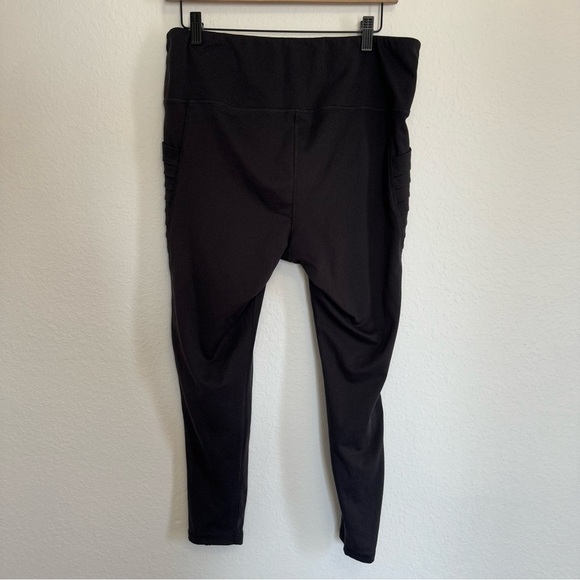 Mono B Dark Gray Moto Leggings - Size 1X - Picture 4 of 6